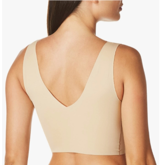 NWT Calvin Klein Invisibles Comfort Seamless Lightly Lined V Neck Bralette - Picture 3 of 7